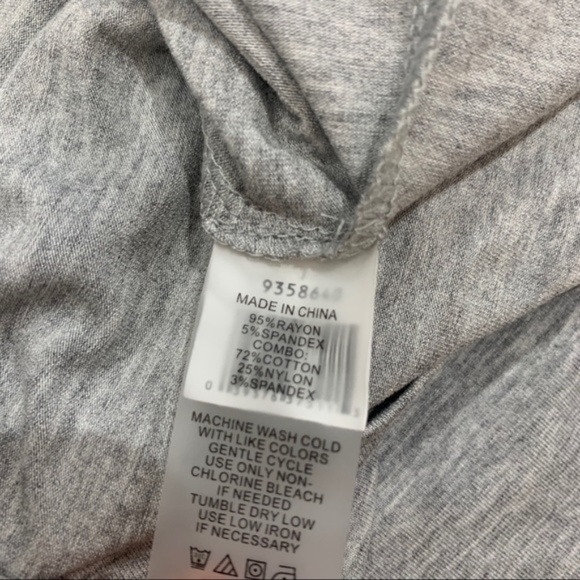 Vince Camuto Mixed Media Knit Poplin Cuffs Blouse - Picture 3 of 5